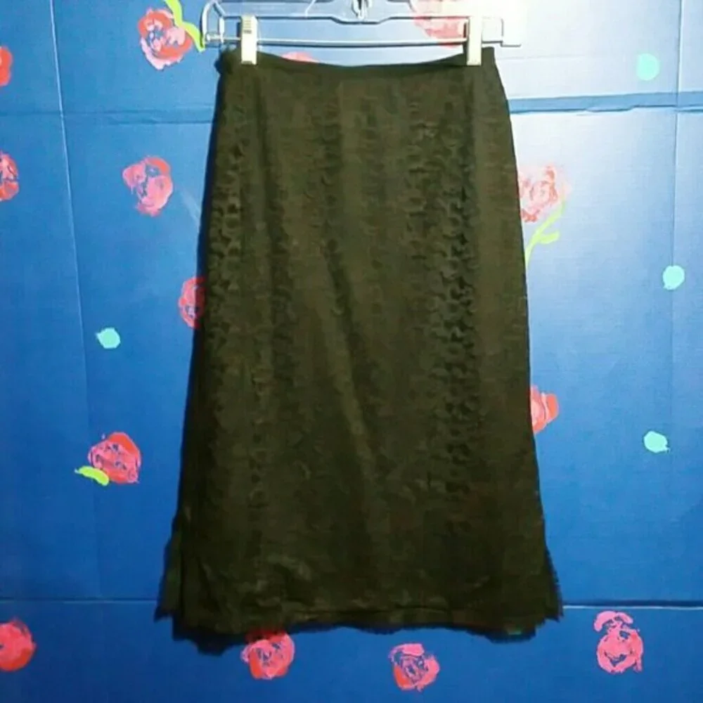 Vintage Black Lace Slip Size Small